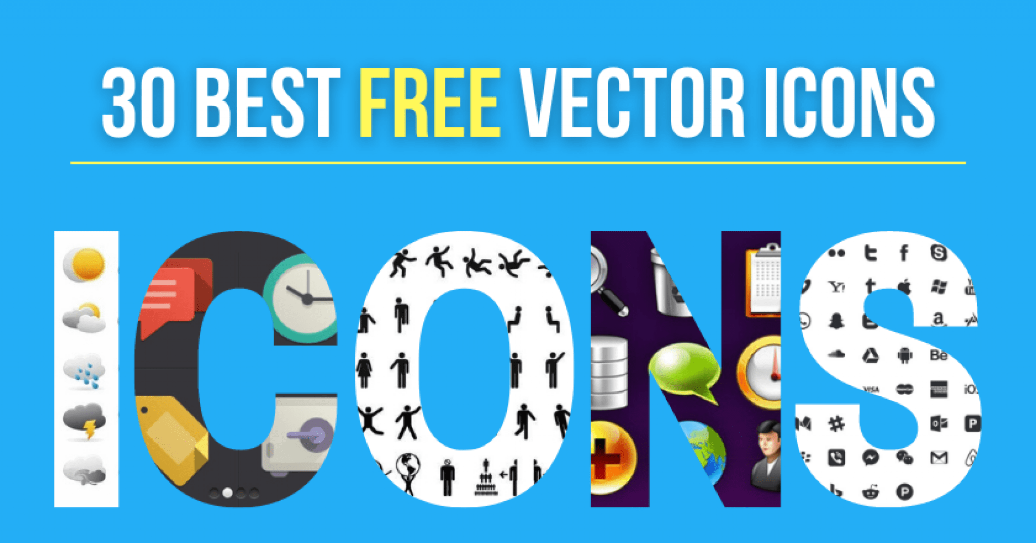 30 Best Free Vector Icons - VectorGuru